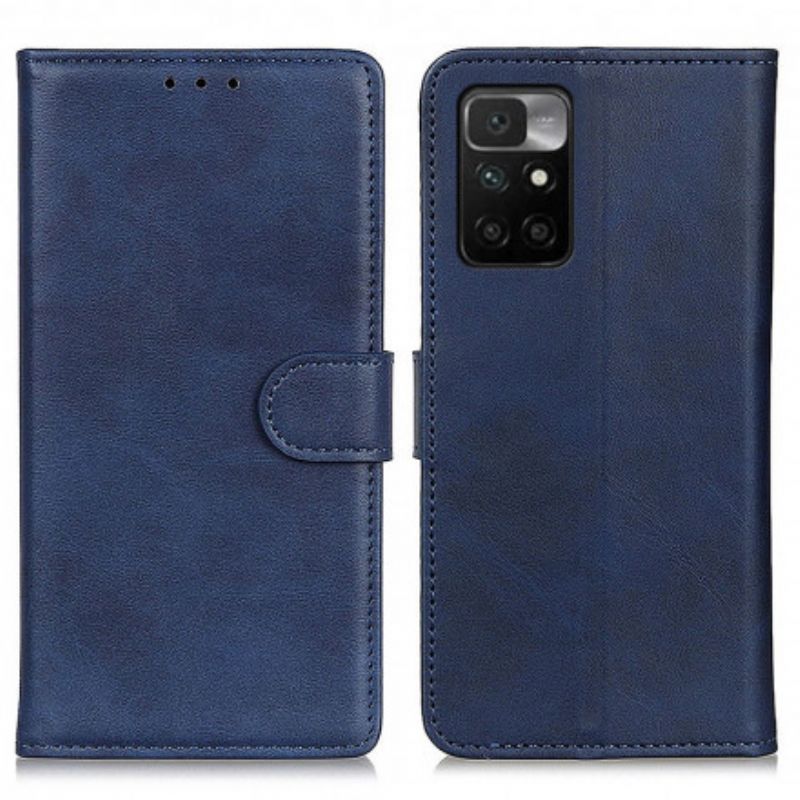 Etui Folio Xiaomi Redmi 10 Retro Matowy Efekt Skóry