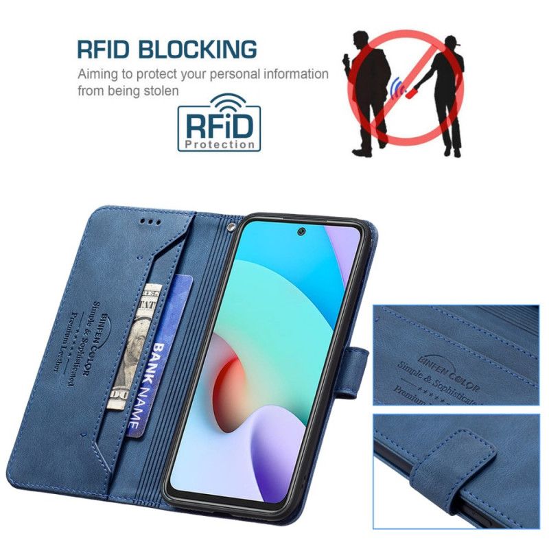 Etui Folio Xiaomi Redmi 10 Rfid Binfen Kolor