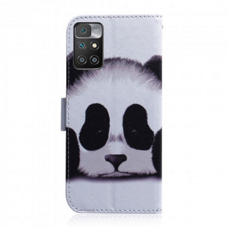 Etui Folio Xiaomi Redmi 10 Twarz Pandy