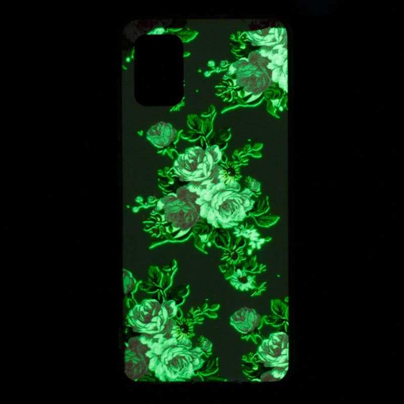 Etui Xiaomi Redmi 10 Fluorescencyjne Kwiaty Wolności