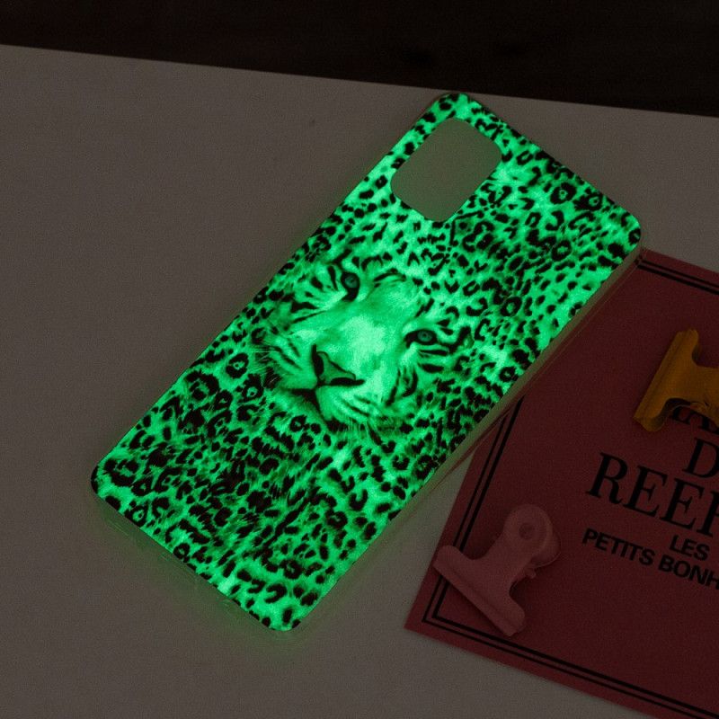 Etui Xiaomi Redmi 10 Fluorescencyjny Lampart Etui Ochronne