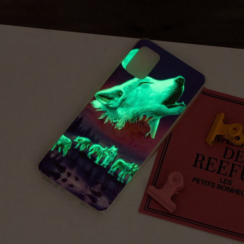 Etui Xiaomi Redmi 10 Fluorescencyjny Wilk Etui Ochronne