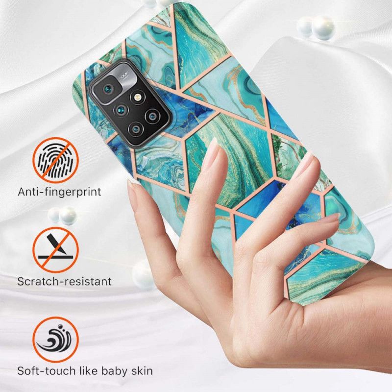 Etui Xiaomi Redmi 10 Intensywna Geometria Marmuru