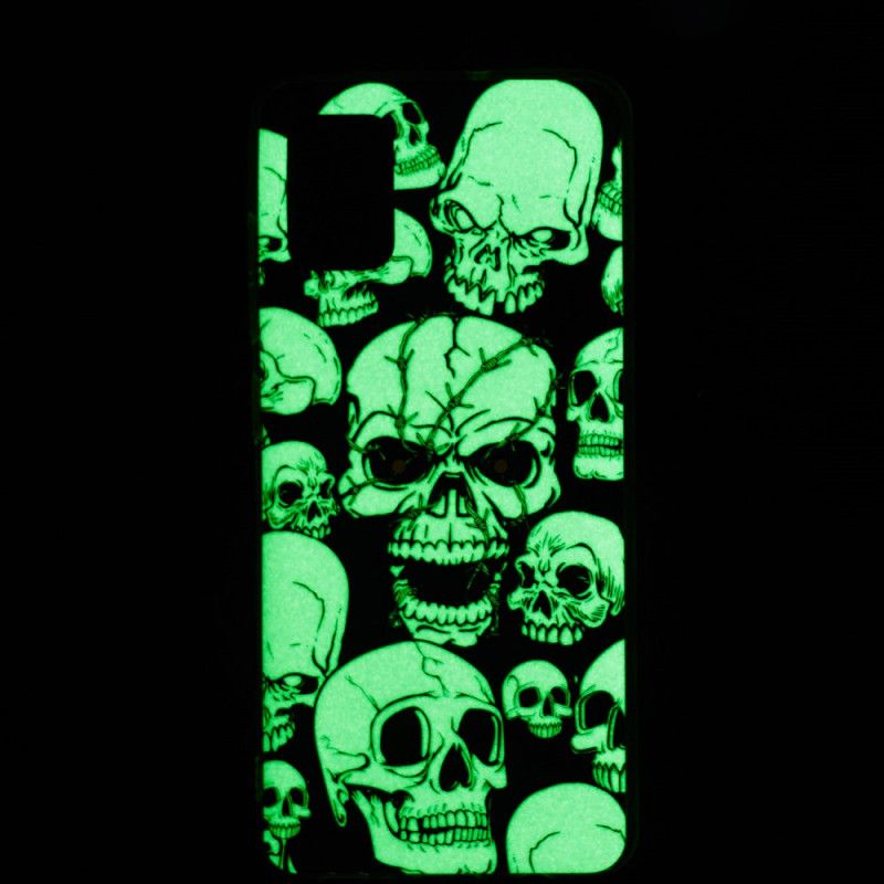 Etui Xiaomi Redmi 10 Uwaga Fluorescencyjne CZaszki