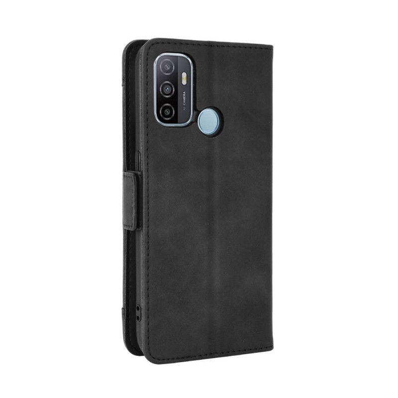 Etui Folio Oppo A53s Czerwony Czarny Multikarta Pierwszej Klasy