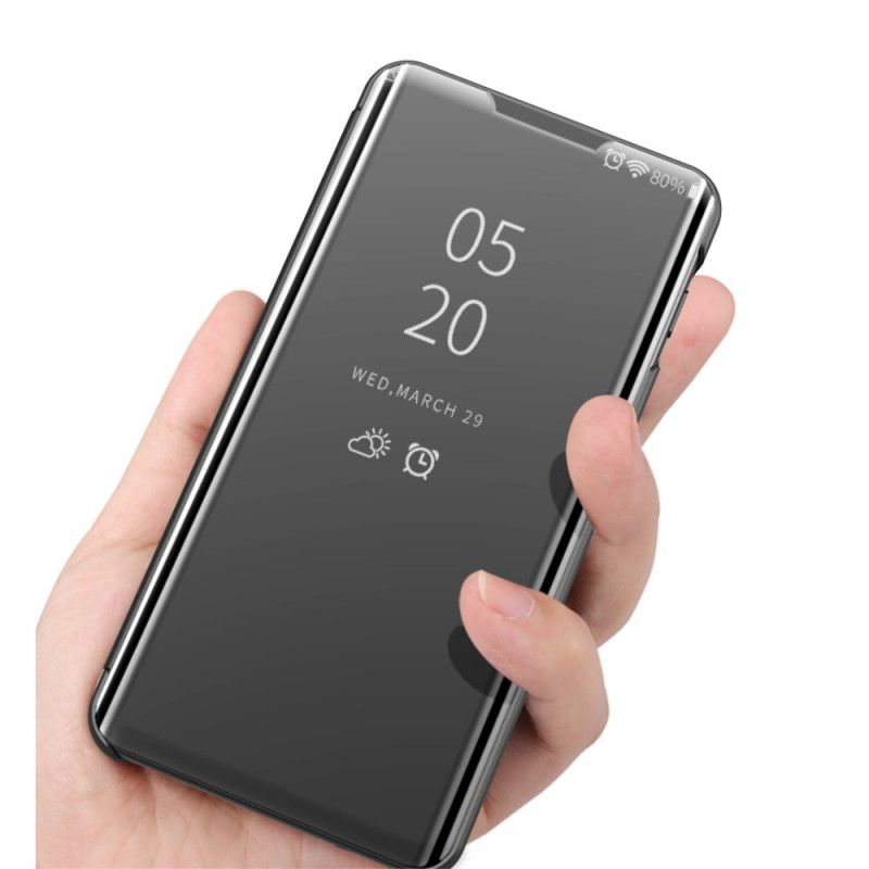 Zobacz Lustro Oppo A53s Granatowy Czarny I Imitacja Skóry