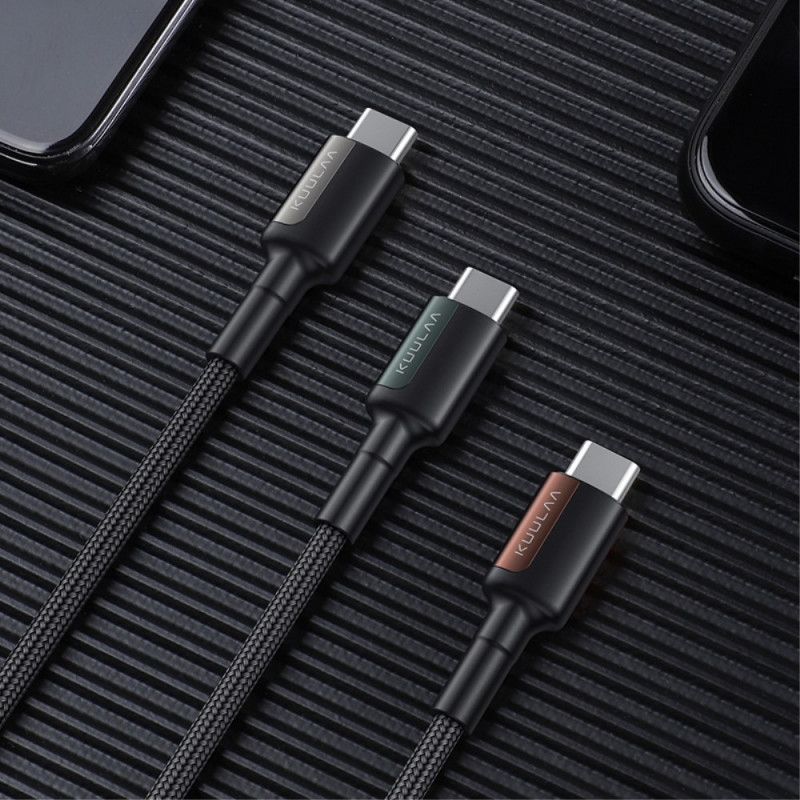 Kabel Ładujący Usb-C Do Usb-C 60 W Kuulaa