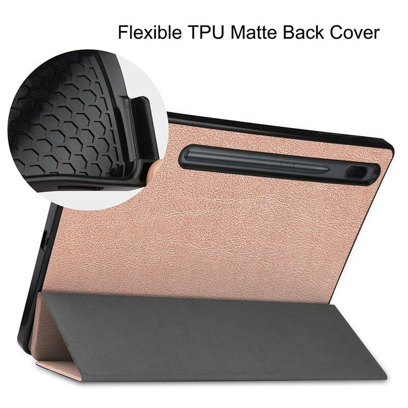 Inteligentny Futerał Samsung Galaxy Tab S7 Fe Tri Fold Pen Holder