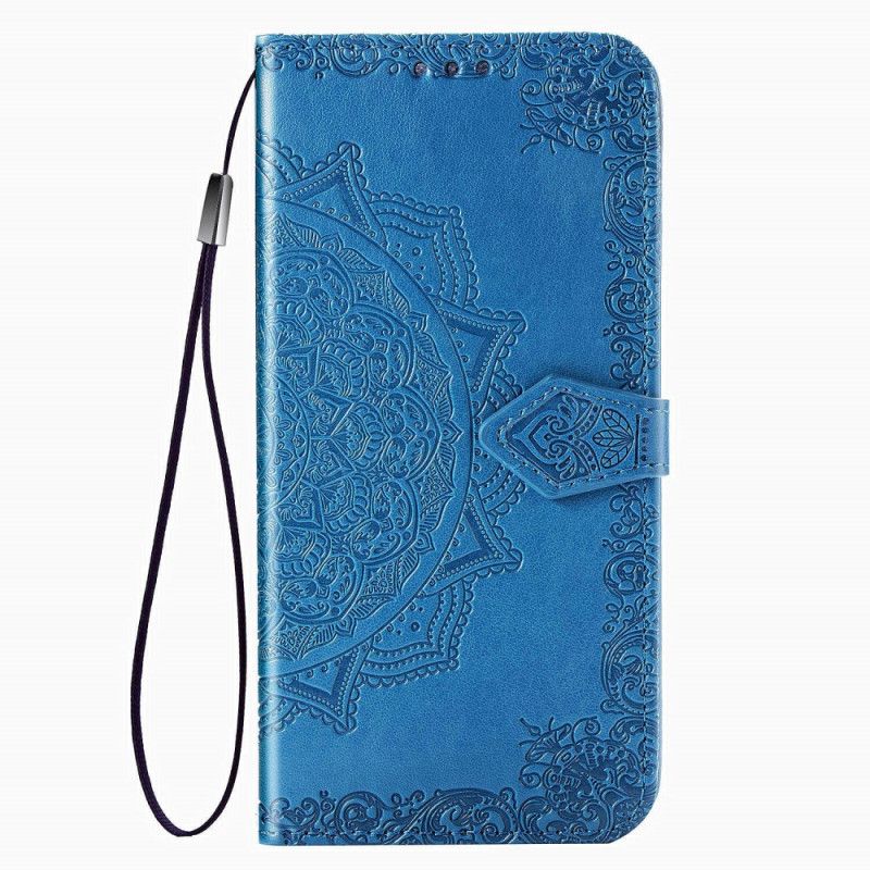 Etui Folio Oppo A5 2020 Szary Czarny Mandala W Średnim Wieku Etui Ochronne