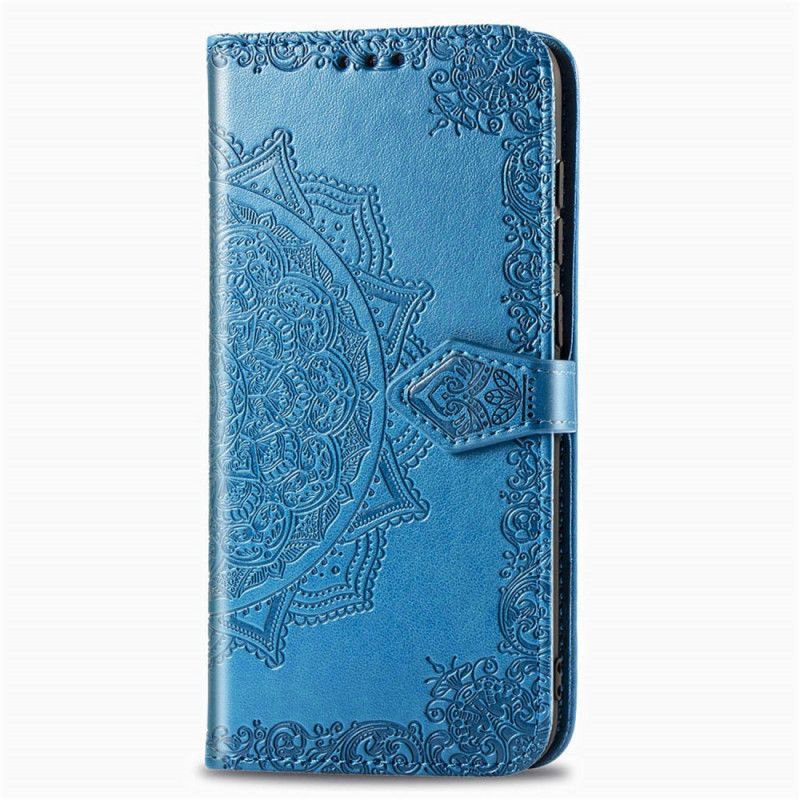 Etui Folio Oppo A5 2020 Szary Czarny Mandala W Średnim Wieku Etui Ochronne