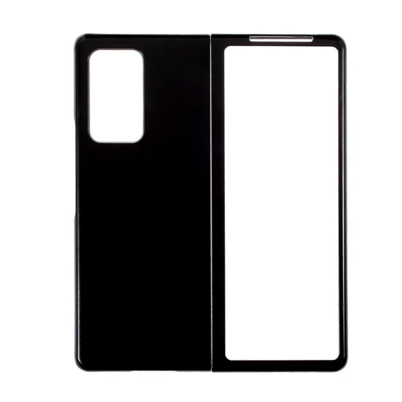 Etui Samsung Galaxy Z Fold 2 Przezroczysty Czarny Premium Sztywne Etui Ochronne