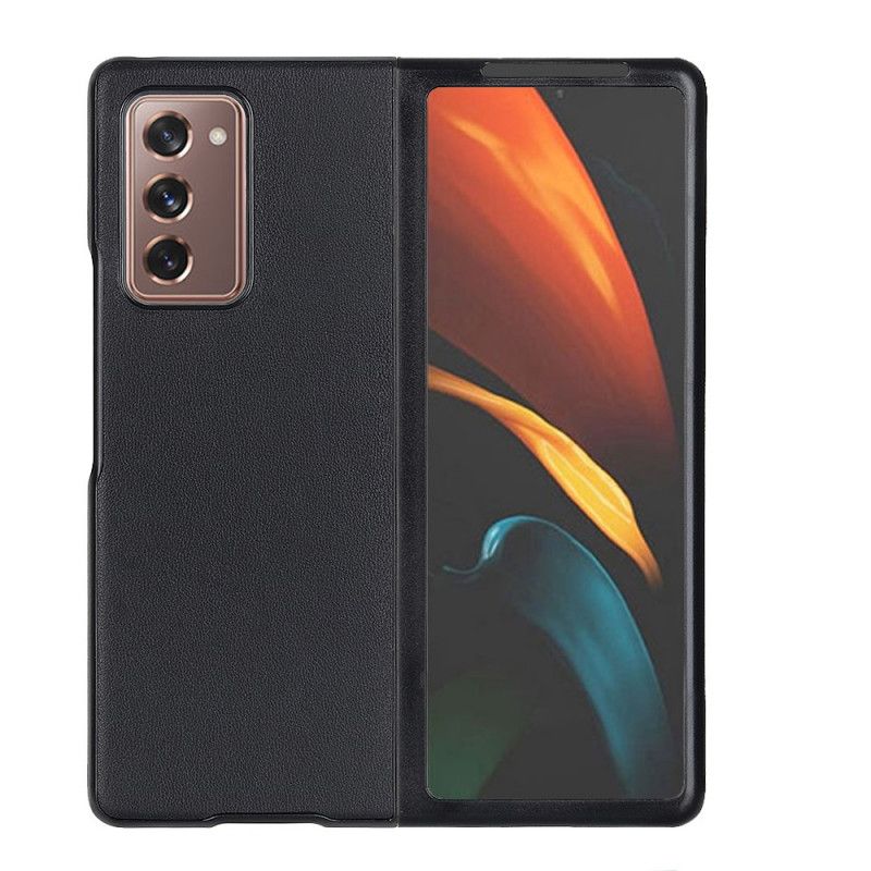 Etui Samsung Galaxy Z Fold 2 Zielony Czarny Skóra Hybrydowa I Prawdziwa