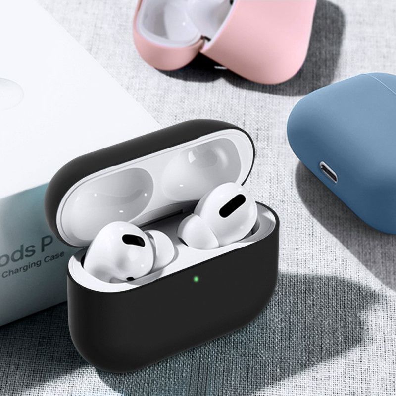 Etui AirPods Pro Biały Czarny Klasyczny Elastyczny Silikon Etui Ochronne