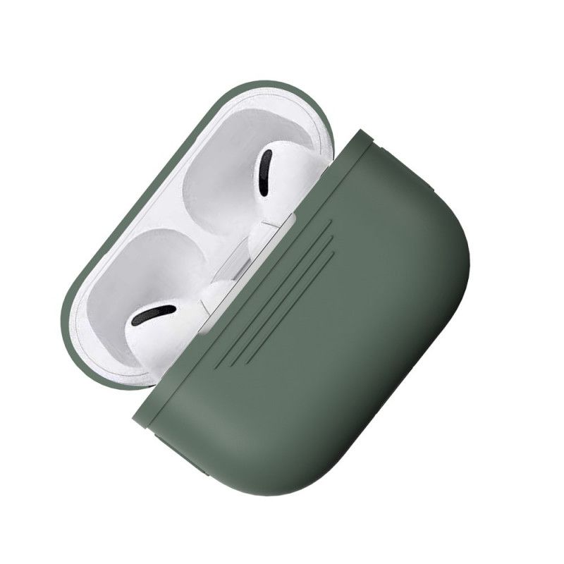 Etui AirPods Pro Biały Czarny Pojedynczy Elastyczny Silikon