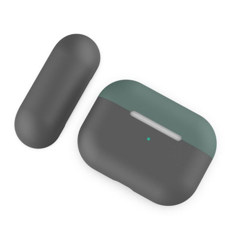 Etui AirPods Pro Biały Silikon Dwukolorowy