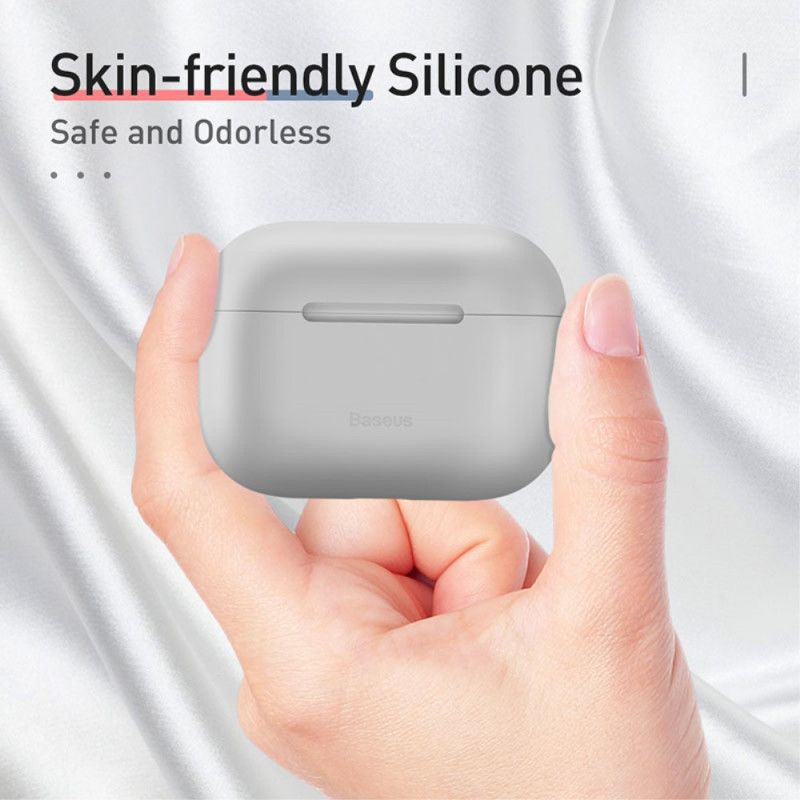 Etui AirPods Pro Czarny Żel Silikonowy Baseus