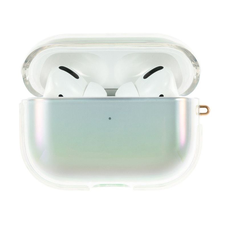 Etui AirPods Pro Fioletowy Biały Seria Mgławic Kingxbar Seria Mgławic