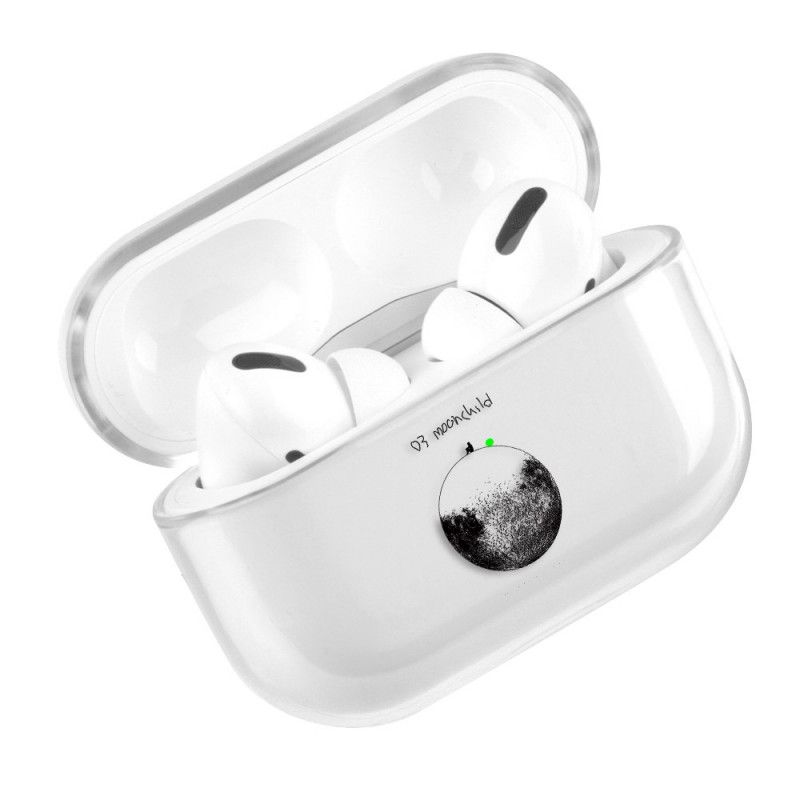 Etui AirPods Pro Przezroczysty Księżyc Etui Ochronne