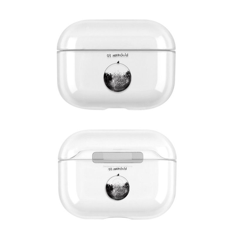 Etui AirPods Pro Przezroczysty Księżyc Etui Ochronne