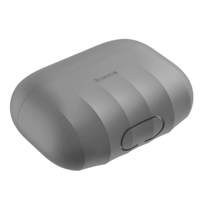 Etui AirPods Pro Zielony Czarny Silikon Baseus Premium Etui Ochronne