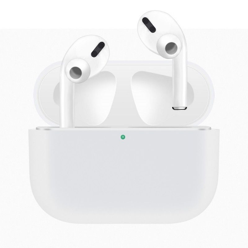 Futerały AirPods Pro Biały Czarny Jednolite Kolory Silikonowe