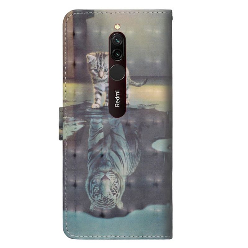 Etui Folio Xiaomi Redmi 8 Ernest Tygrys Etui Ochronne