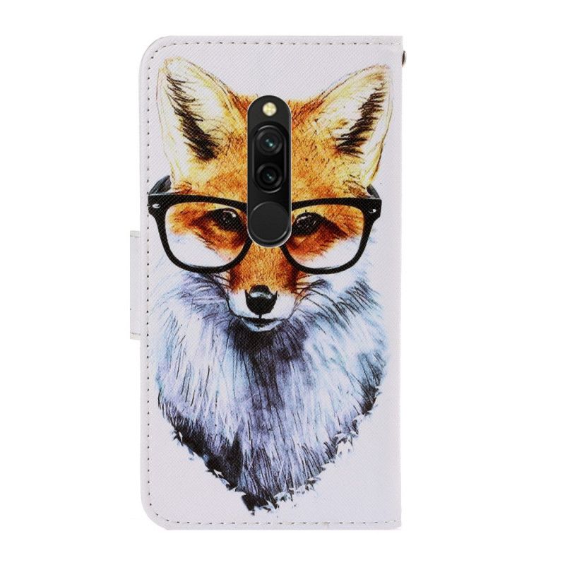 Etui Folio Xiaomi Redmi 8 Nerd Stringi Z Lisem Etui Ochronne