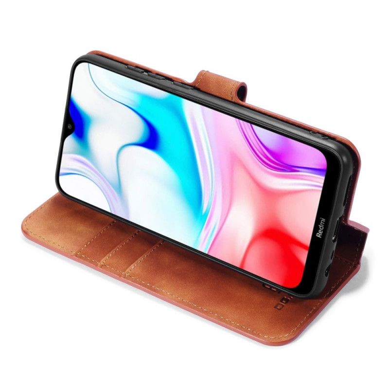 Etui Folio Xiaomi Redmi 8 Szary Czarny Retro Dg.Ming Etui Ochronne