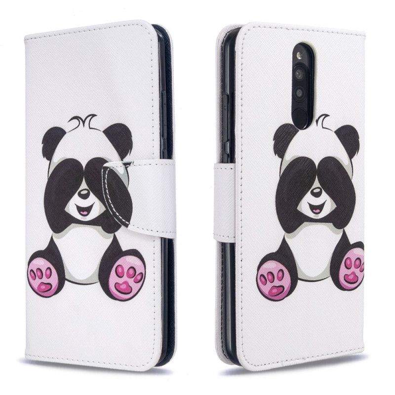 Etui Folio Xiaomi Redmi 8 Zabawna Panda