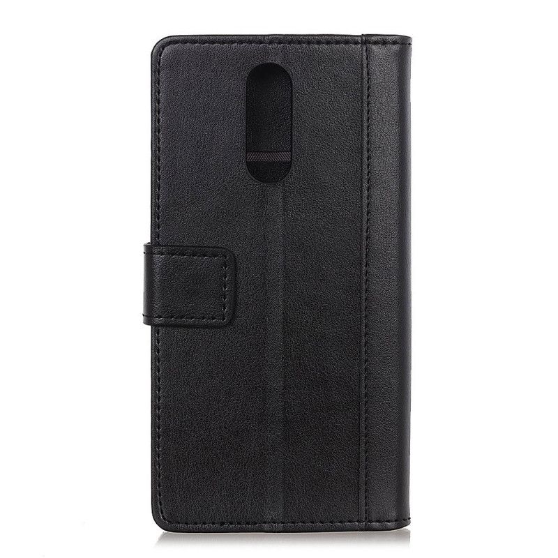 Etui Folio Xiaomi Redmi 8 Zielony Czarny Wersja Z Delikatnej Imitacji Skóry Etui Ochronne