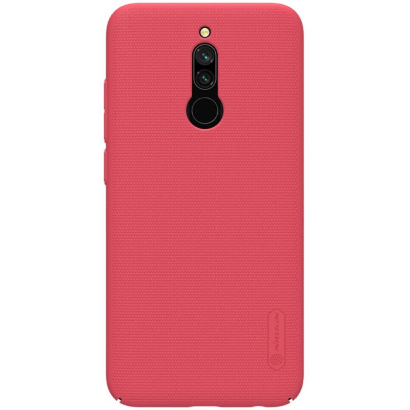 Etui Xiaomi Redmi 8 Cyjan Czarny Sztywny Matowy Nillkin