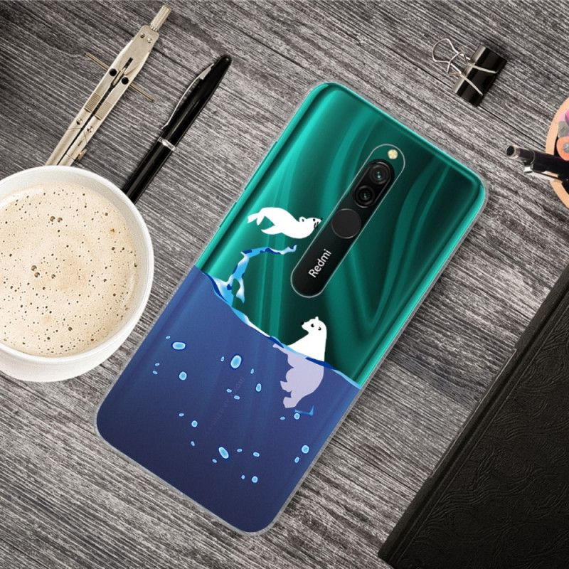 Etui Xiaomi Redmi 8 Gry Morskie