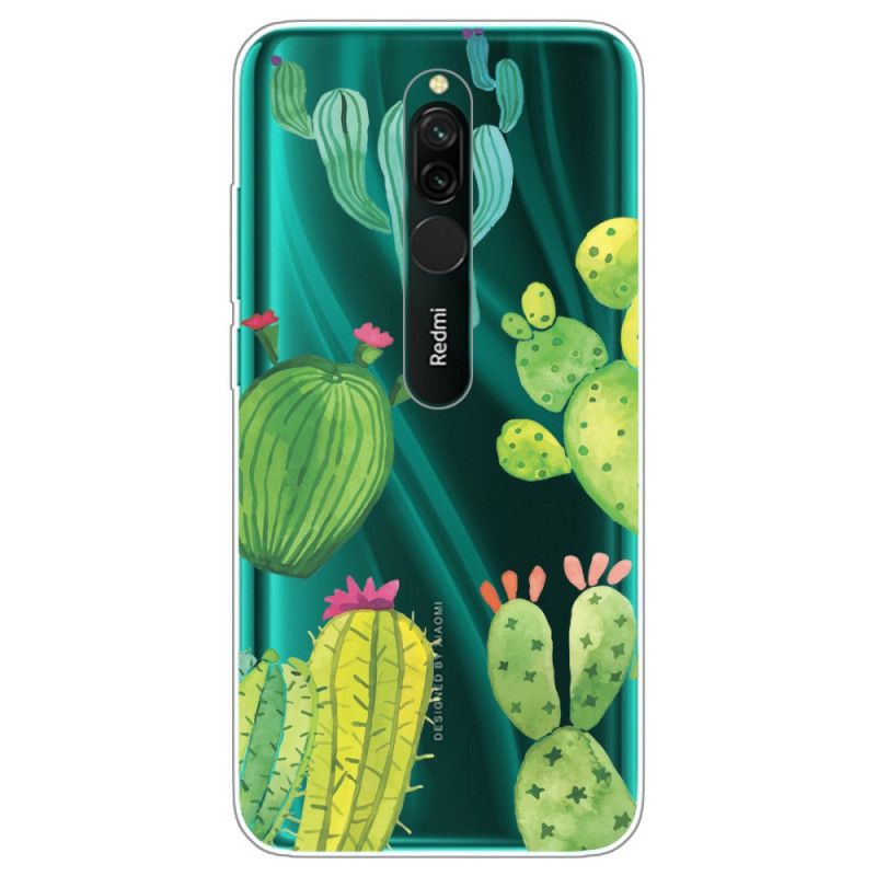 Etui Xiaomi Redmi 8 Kaktus Akwarelowy Etui Ochronne