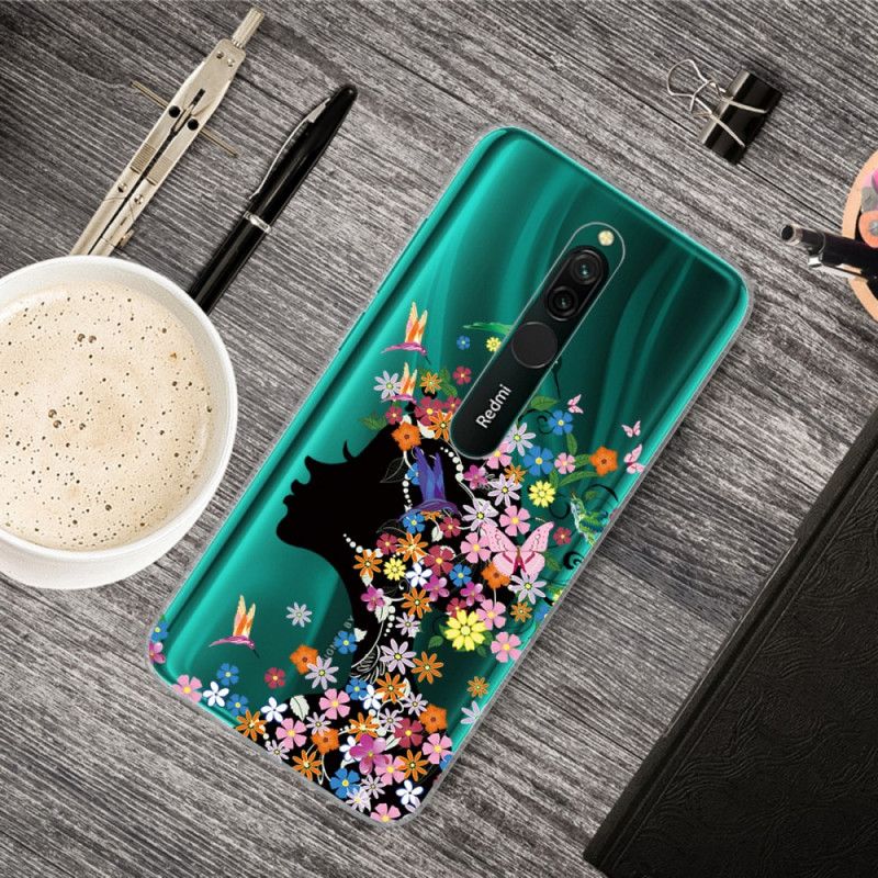 Etui Xiaomi Redmi 8 Ładna Główka Kwiatu