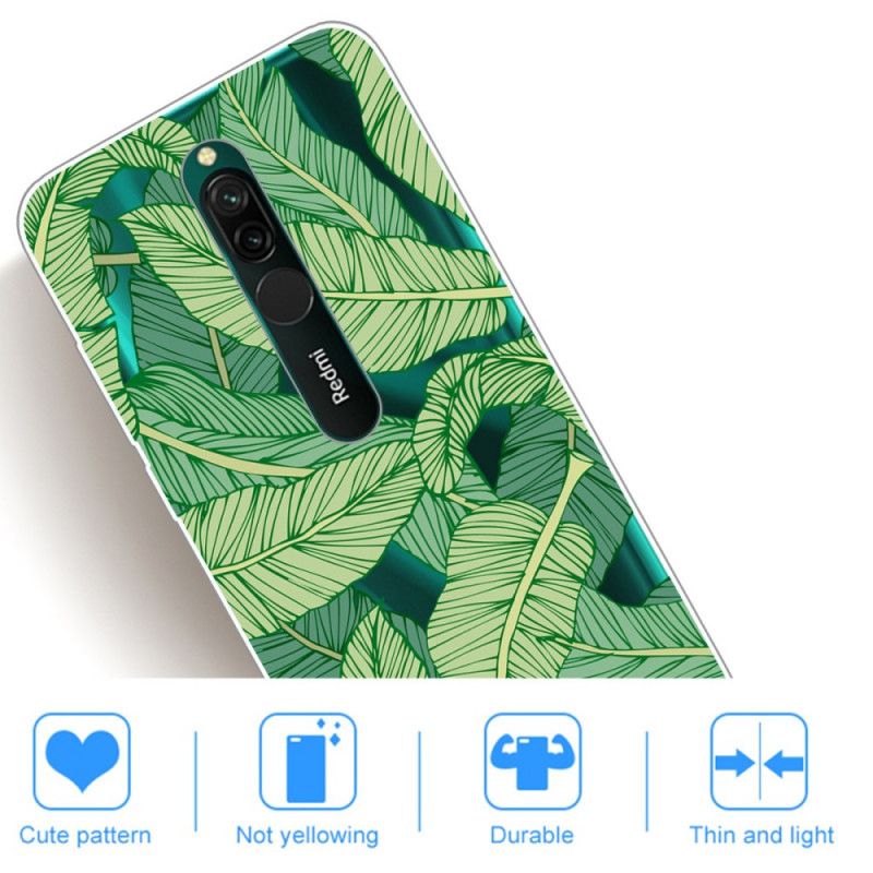 Etui Xiaomi Redmi 8 Liście