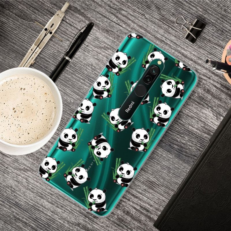 Etui Xiaomi Redmi 8 Małe Pandy