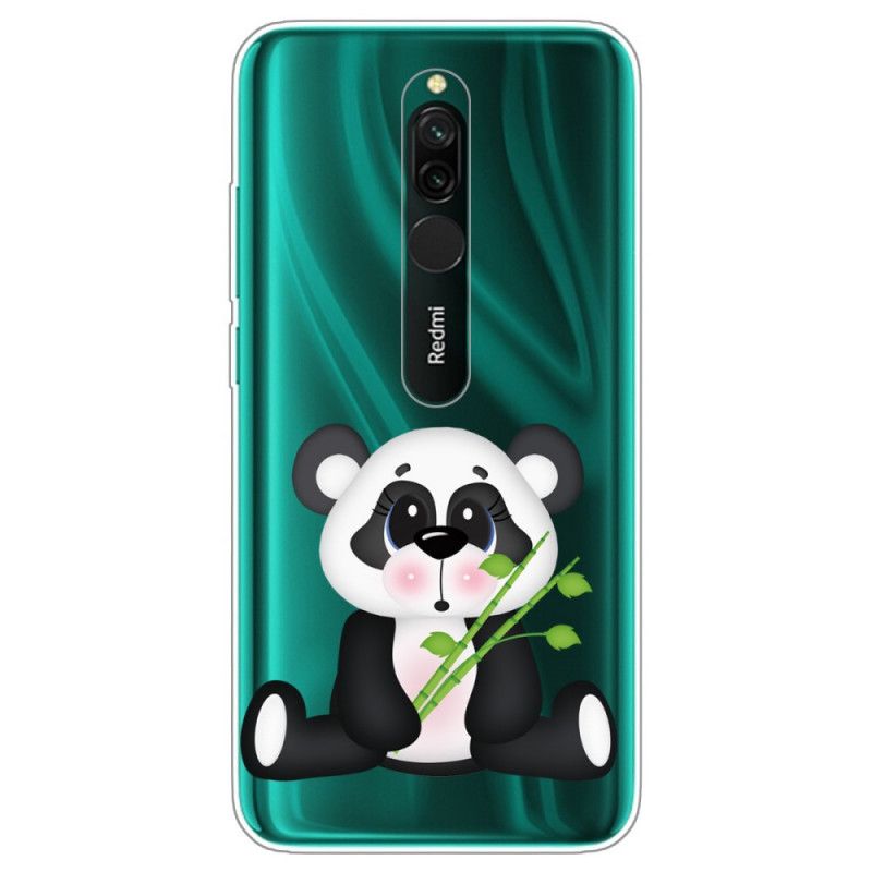 Etui Xiaomi Redmi 8 Przezroczysta Smutna Panda Etui Ochronne