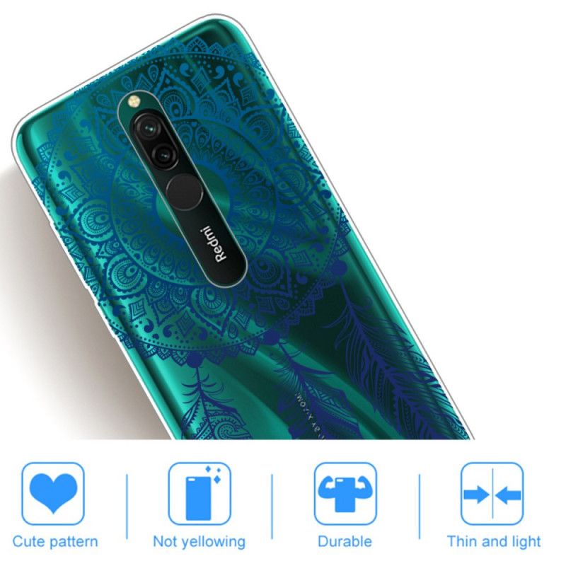 Etui Xiaomi Redmi 8 Wyjątkowa Kwiatowa Mandala Etui Ochronne