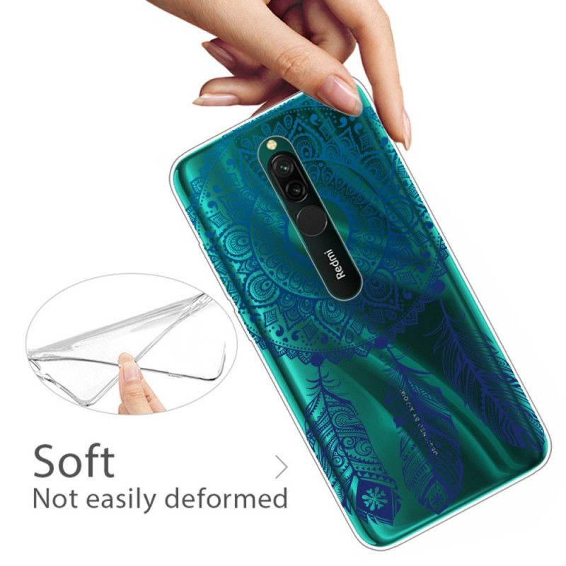 Etui Xiaomi Redmi 8 Wyjątkowa Kwiatowa Mandala Etui Ochronne