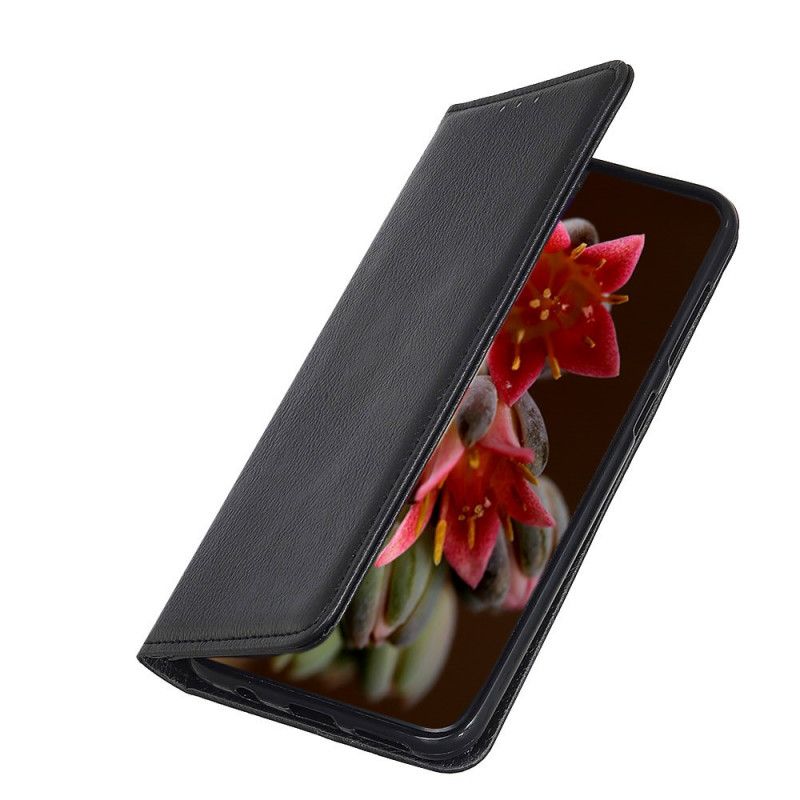 Flip Kotelot Xiaomi Redmi 8 Czerwony Czarny Dwoina Z Liczi Etui Ochronne