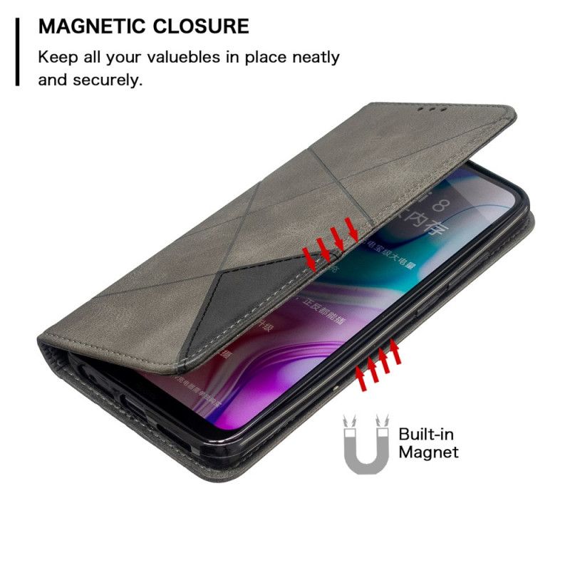 Flip Kotelot Xiaomi Redmi 8 Szary Czarny Etui na Telefon Styl Artysty