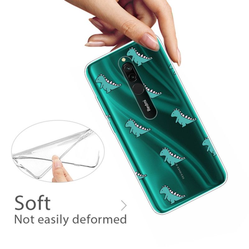 Futerały Xiaomi Redmi 8 Etui na Telefon Dinozaury