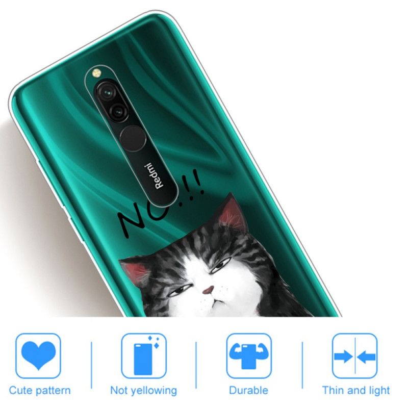 Futerały Xiaomi Redmi 8 Etui na Telefon Kot. Który Mówi Nie