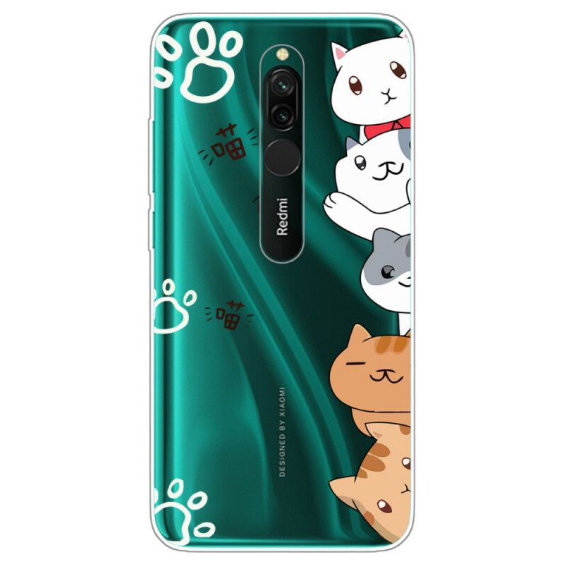 Futerały Xiaomi Redmi 8 Etui na Telefon Witaj Koty