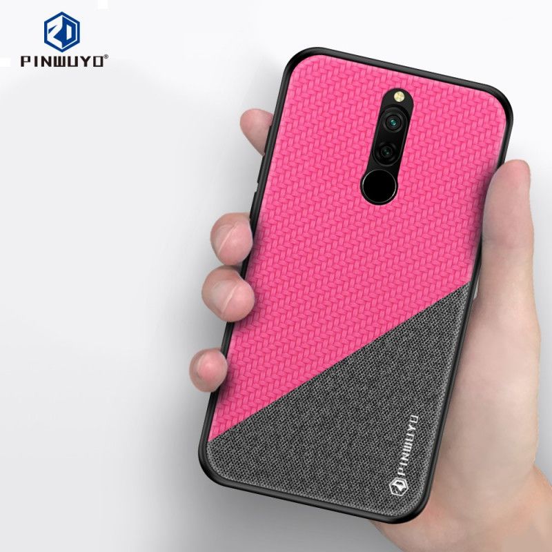 Futerały Xiaomi Redmi 8 Magenta Czarny Etui na Telefon Pinwuyo Seria Honorowa