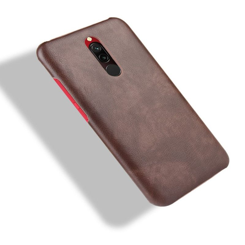 Futerały Xiaomi Redmi 8 Szary Czarny Etui na Telefon Efekt Skóry O Wysokiej Wydajności