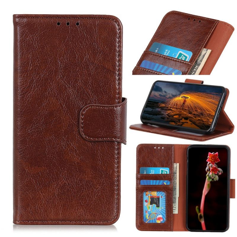 Etui Folio Huawei Mate 30 Czerwony Czarny Dwoina Ze Skóry Nappa Etui Ochronne