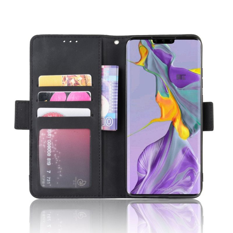 Etui Folio Huawei Mate 30 Czerwony Czarny Multikarta Pierwszej Klasy Etui Ochronne