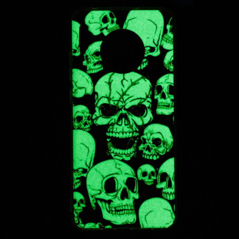 Etui Huawei Mate 30 Uwaga Fluorescencyjne Czaszki