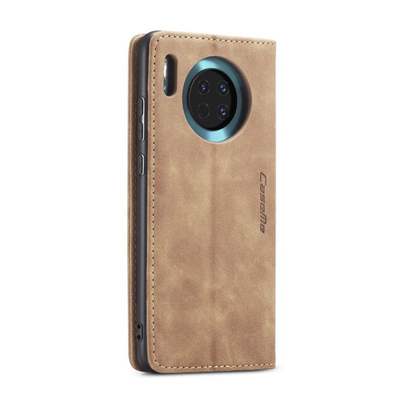 Flip Kotelot Huawei Mate 30 Granatowy Czarny Etui Z Imitacji Skóry Etui Ochronne